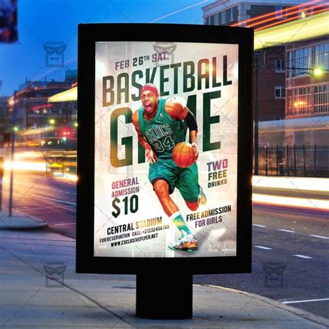 Basketball Flyer Sport A5 Template Exclsiveflyer Free And Premium