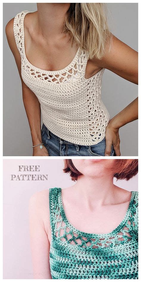 Summer Aestas Top Free Crochet Pattern Crochet Fashion Crochet Tops