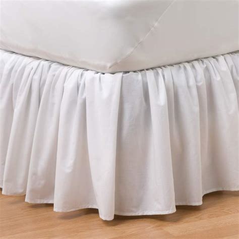 Home Classics® Ruffle Bedskirt Full White Bed Skirt Bedskirt