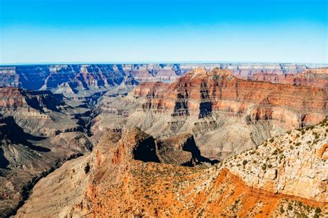 Aerial View Of Grand Canyon National Park Arizona Stock Image Image