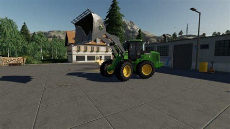 John Deere 524k Wheel Loader And Shovel V1000 Fs19 Farming Simulator
