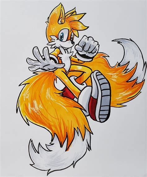 Oc Old Traditional Drawing Of Tails Done With Copics I Still Like