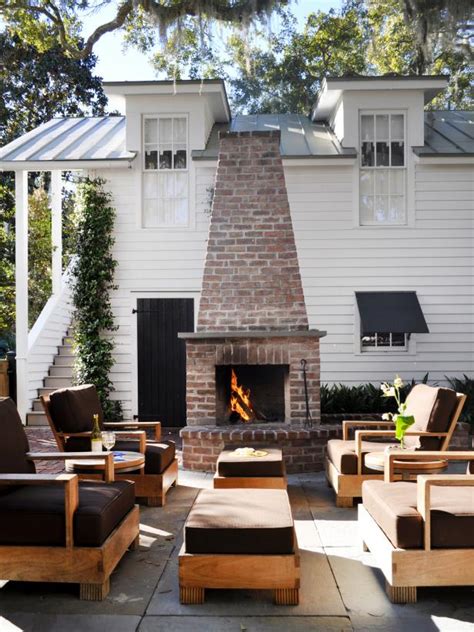 Diy Outdoor Fireplace Ideas Hgtv