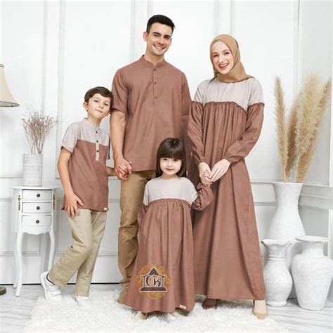 Jual Baju Couple Keluargasarimbit Rayabaju Muslim Baju Lebaran 2022