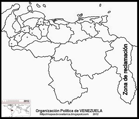 Mapas De Venezuela Mapa De Venezuela En Blanco Mapa De Venezuela Pdmrea