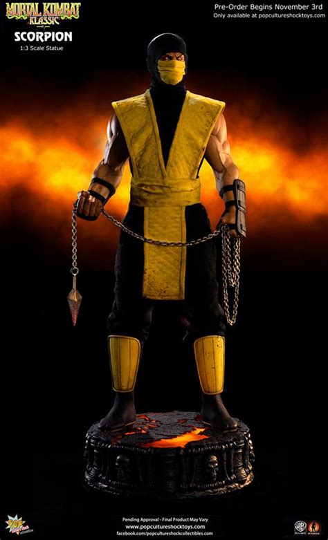 Mortal Kombat Klassic Scorpion Statue Images And Info The Toyark News