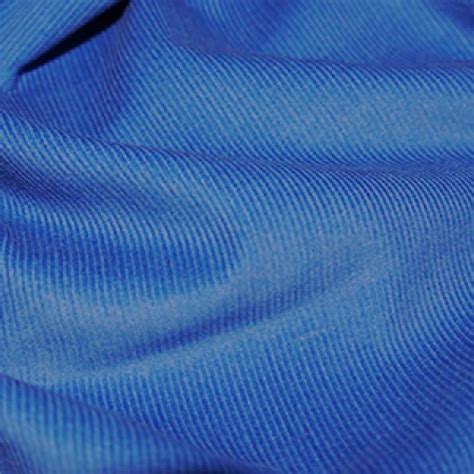 Royal Blue Needlecord Cotton Corduroy 21 Wale Fabric Material 140cm