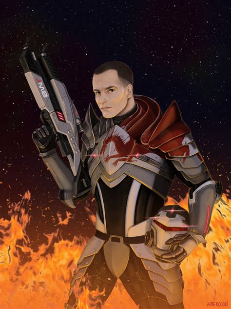 Artstation Fan Art Portrait Mass Effect Blood Dragon Armour