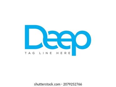 Deep Logo Design This Logo Icon Stock Vector Royalty Free