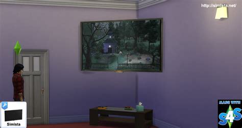 Simista A Little Sims 4 Blog Plasmatron 3000 Flat Screen Tv Corner Model