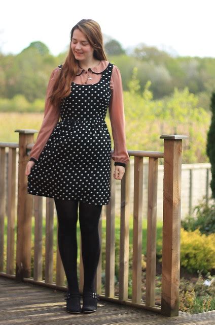 Polka Dot Pinafore Rebel Angel