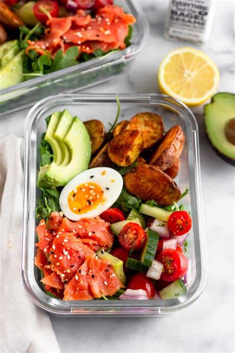 All my salt lovers out there know what i'm talkin bout! Meal Prep Smoked Salmon Breakfast Bowl (Paleo/Whole30 ...