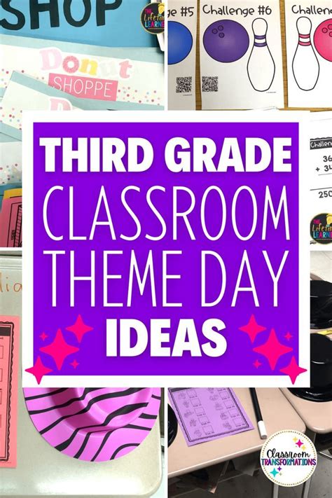 Third Grade Classroom Theme Day Ideas Third Grade Classroom Themes