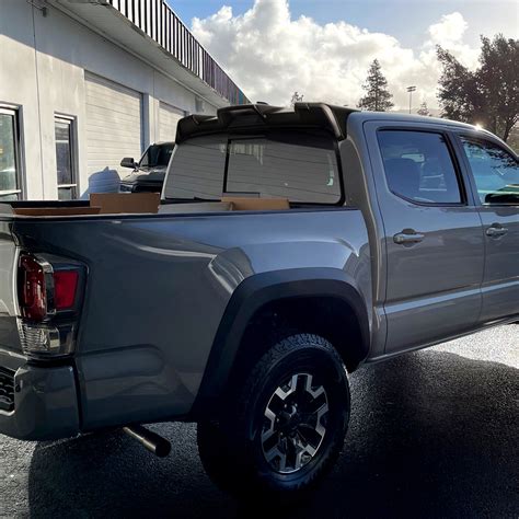 Spec D Spoiler Toyota Tacoma 2016 2020 Rear Cab Roof Wing Kit