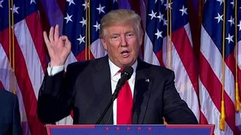 Us Election 2016 Donald Trumps Speech In Full Bbc News