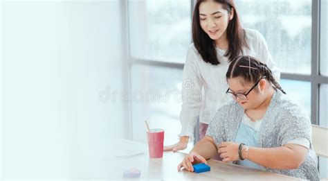 Autistic Girl Enjoys Playing With Toys At Home Stock Image Image Of Home People 188941551