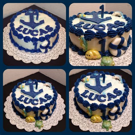 Nautical Smash Cake Cake Smash First Birthdays Cupcake Nautical