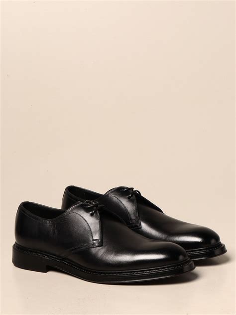 Dolce And Gabbana Derby In Classic Leather Brogue Shoes Dolce