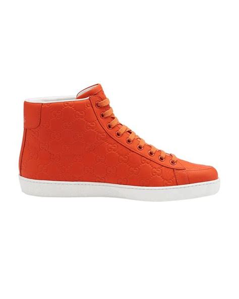 Gucci Brooklyn Ssima High Orange In Red For Men Lyst