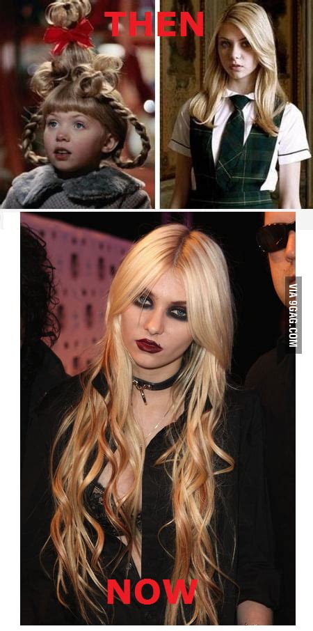 2012 Cindy Lou From The Grinch Then And Now 9gag