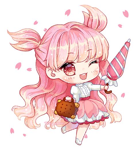 Cherry Blossom Cookie From Cookie Run By Banglinh1997 Blossom Cookies Cookie Run Anime