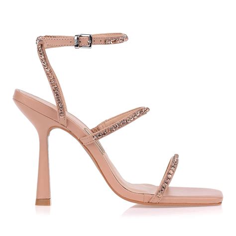 Uza Shoes Sand Lia Salto Alto New Couro Nude Cole O Primavera