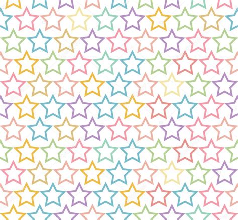Seamless Pastel Star Pattern Background — Stock Vector © Attaphongw