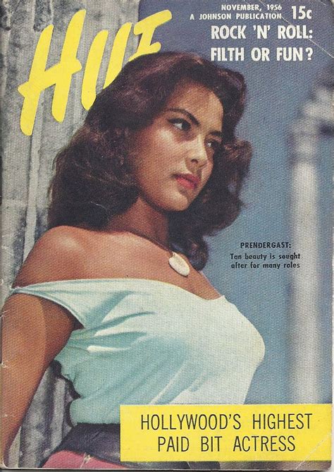 Nov 1956 Hue Magazine Vol4 1 Tessa Prendergast Vintage Black Glamour Black Magazine