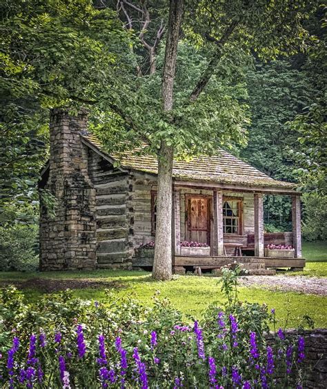 One Room Log Cabin From The 1800s Cabin Living Little Cabin Cabins