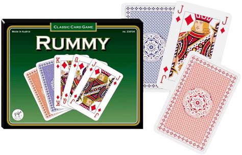 Rummy games first appeared in the early twentieth century, and are probably discarding is playing a card from your hand on top of the discard pile. Rummy / Gin Rummy Playing Cards by Piatnik - ZIN: 416297