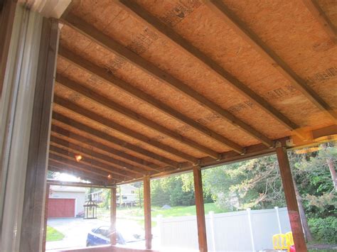 This can create a european sense of style and you will find they are often finished with brick. How can I finish my back porch ceiling in an inexpensive ...