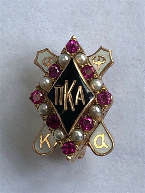 Pi Kappa Alpha Fraternity Pledge Badge Pin Etsy