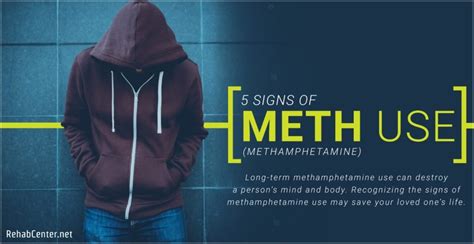 5 signs of methamphetamine use