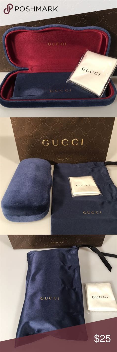 Brand New Authentic Gucci Velvet Sunglass Case Sunglasses Case Gucci