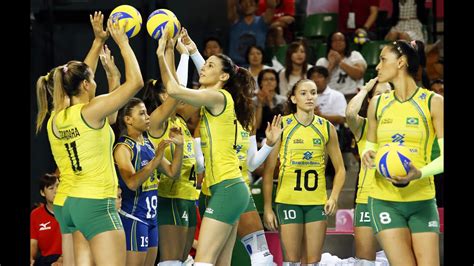 rio olympics 2016 women s volley ball team of brasil youtube