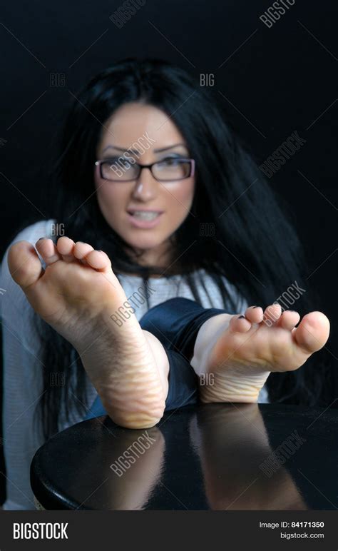 Woman Posing Bare Feet Image Photo Free Trial Bigstock