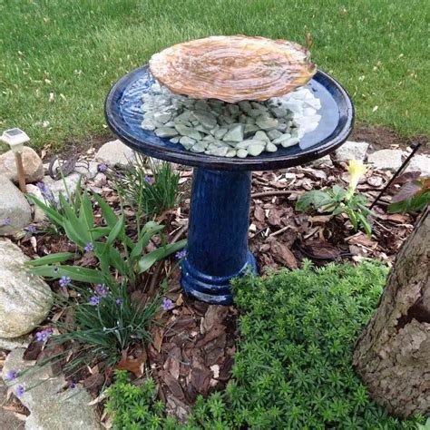 Garden Fountain Copper Birdbath Fountain Simply Simple Lily Etsy