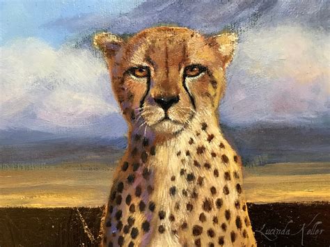 Cobalt Violet International Cheetah Day ~ Painting And Drawing My