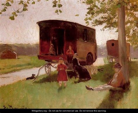 Un Carro De Bohemios Santiago Rusinol I Prats The