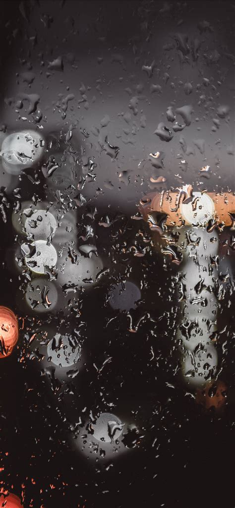 Tilt Shift View Of Rain Drops Iphone Wallpapers Free Download