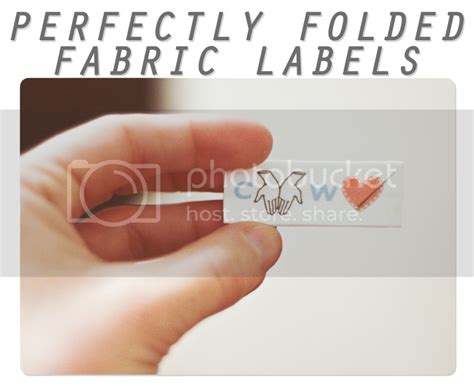 Cold Hands Warm Heart Tip For Perfectly Folding Your Fabric Labels