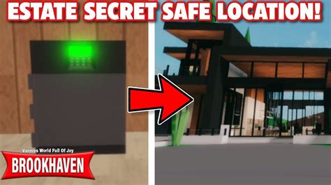 💰⚠️new Secret Safe Location In The New Estate House In Brookhaven 🏡rp Roblox Brookhaven 🏡rp
