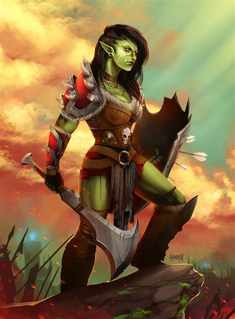 orc warrior by davi hammer submitted by owntheknight to r imaginaryorcs 1