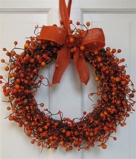 Fall Mixed Pip Berry Wreath Ready To Ship By Celebrateanddecorate Pip