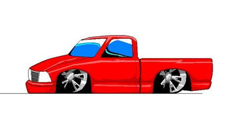 Lowrider Truck Drawings Free Download On Clipartmag