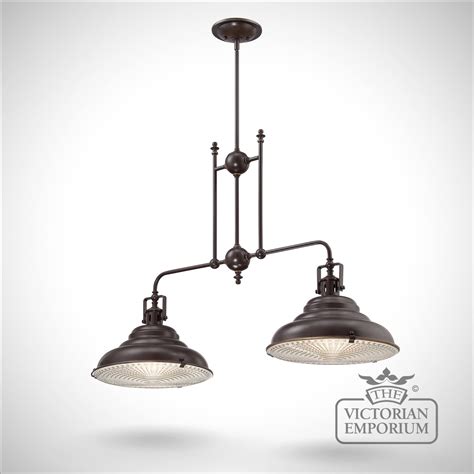 Top picks in pendant lighting. East Vale double ceiling island light in Palladin bronze