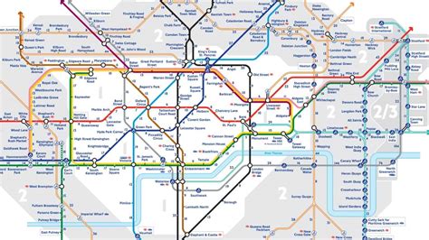 La Mappa Della Metropolitana Di Londra Con Le Distanze A Piedi Tra Stazioni