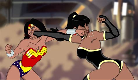 Superwoman Vs Wonder Woman Space Station By Sinafurutan On