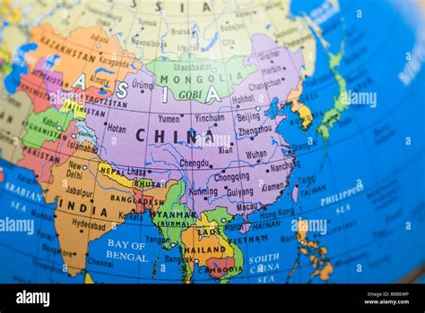 World Map China Wayne Baisey