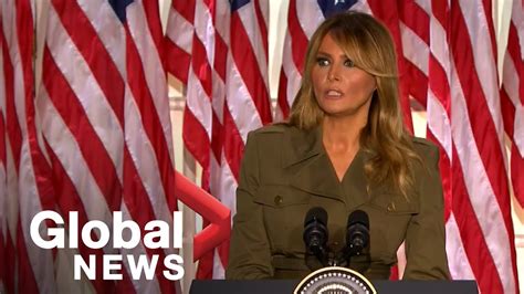 First Lady Melania Trump Expresses Sympathy For Coronavirus Victims In